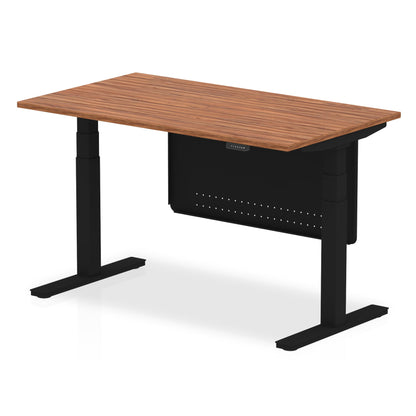 Air Height Adjustable Desk with Steel Modesty Panel