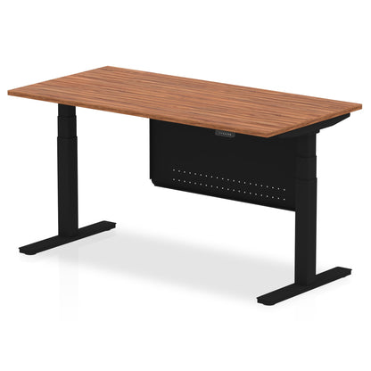 Air Height Adjustable Desk with Steel Modesty Panel