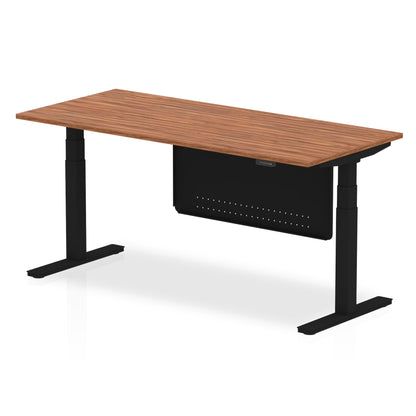 Air Height Adjustable Desk with Steel Modesty Panel