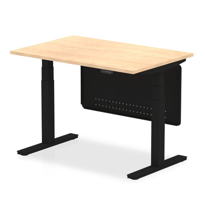 Air Height Adjustable Desk with Steel Modesty Panel