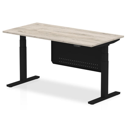 Air Height Adjustable Desk with Steel Modesty Panel