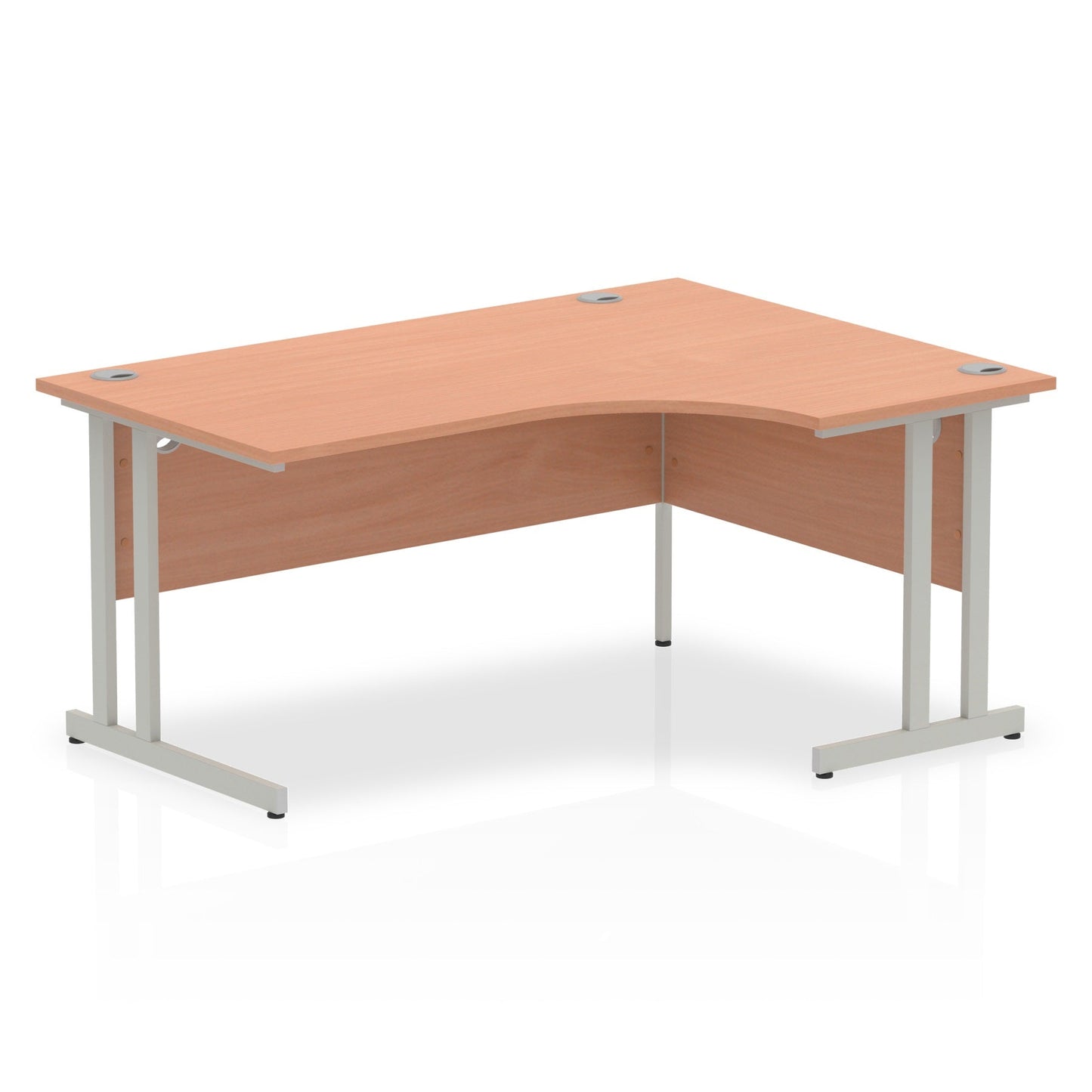 Impulse 1600mm Right Crescent Desk Cantilever Leg