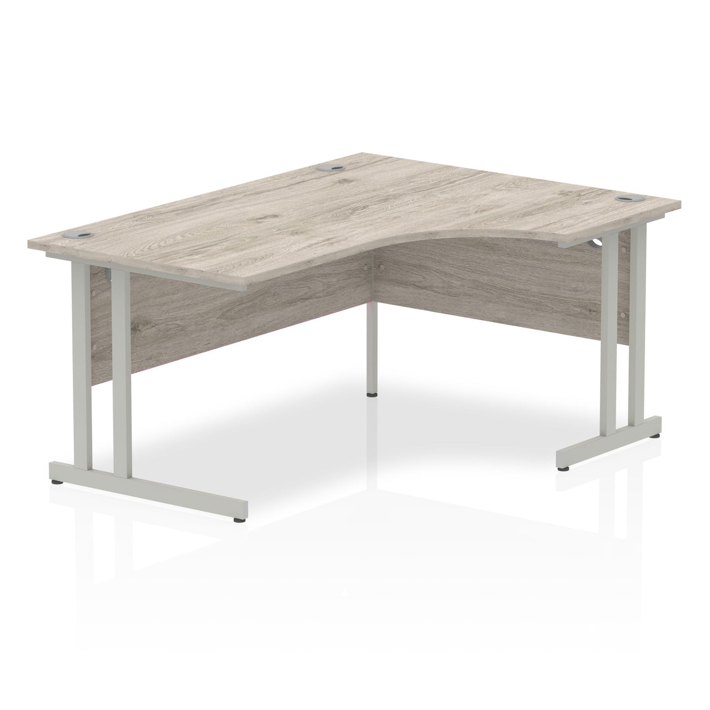 Impulse 1600mm Right Crescent Desk Cantilever Leg