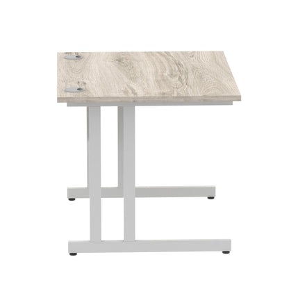 Impulse 1000mm Straight Desk Cantilever Leg