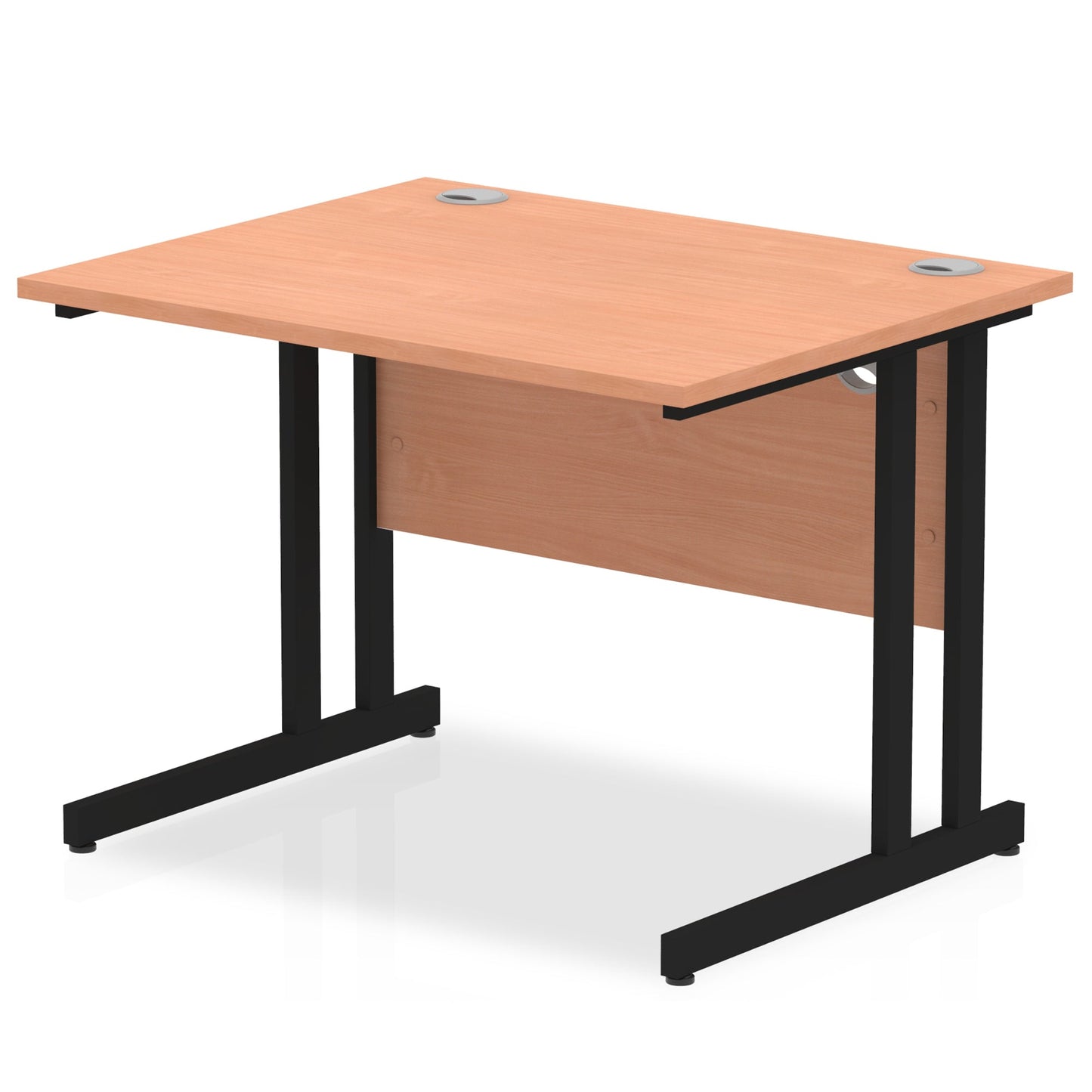 Impulse 1000mm Straight Desk Cantilever Leg