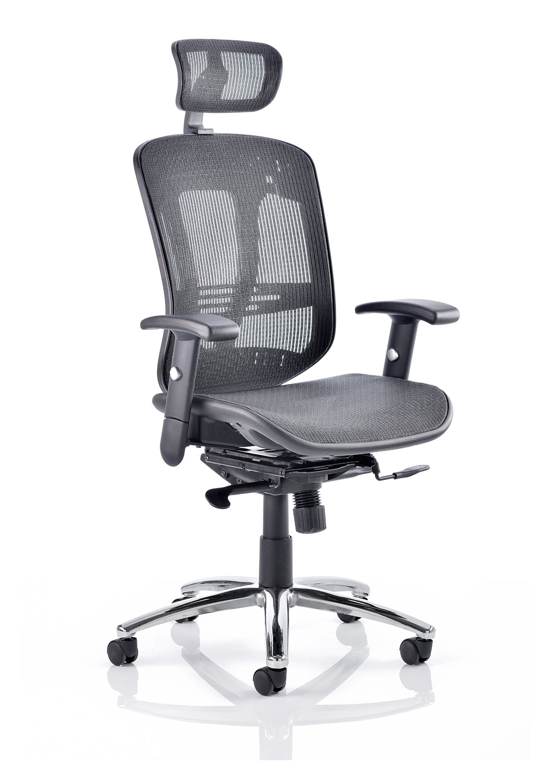 Mirage II Mesh Back Task Operator Office Chair with Height Adjustable Arms