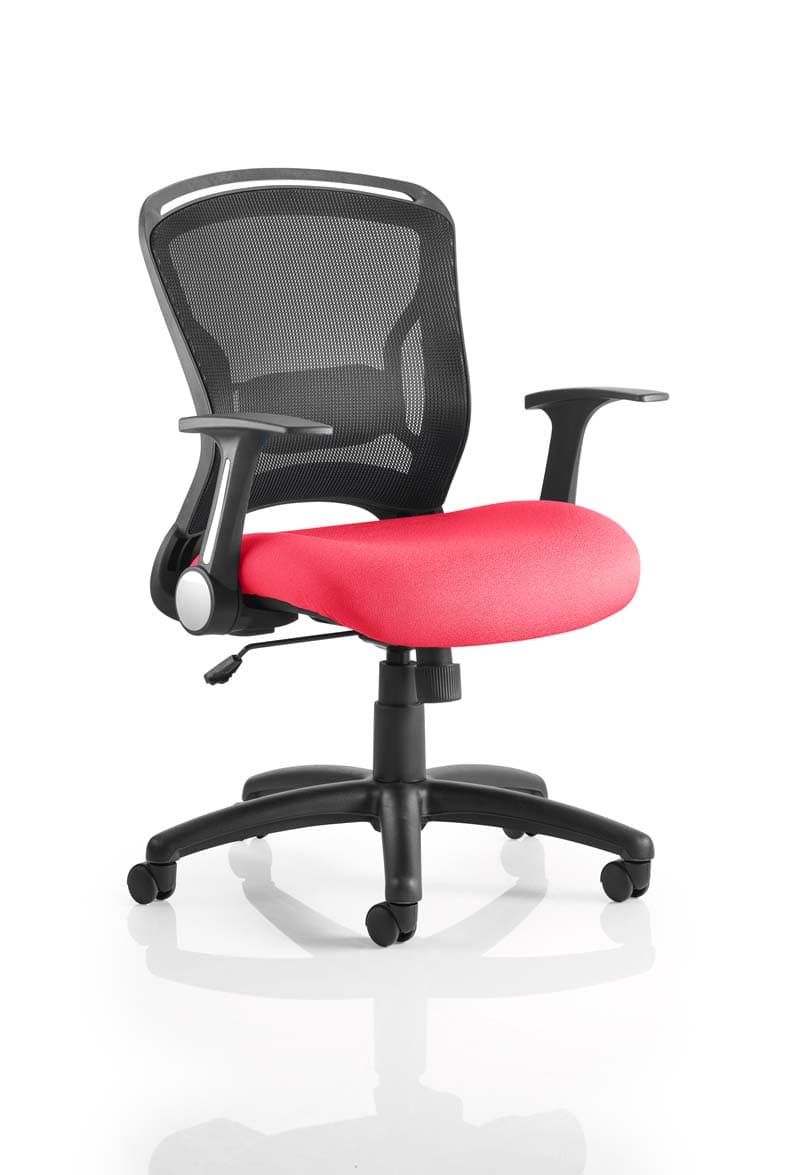 Zeus Medium Mesh Back Task Operator Office Chair with Arms