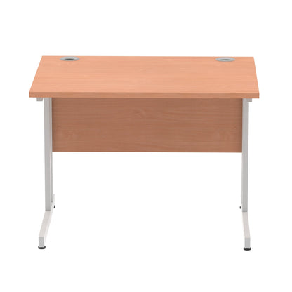 Impulse 1000mm Straight Desk Cantilever Leg