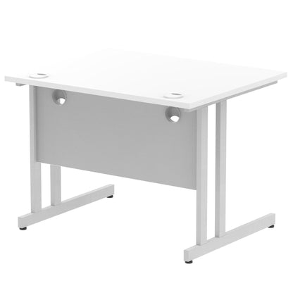 Impulse 1000mm Straight Desk Cantilever Leg