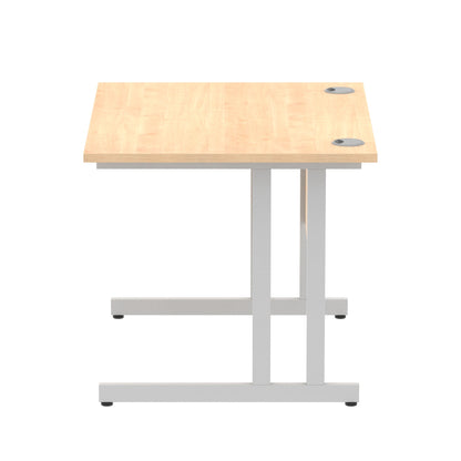 Impulse 1000mm Straight Desk Cantilever Leg