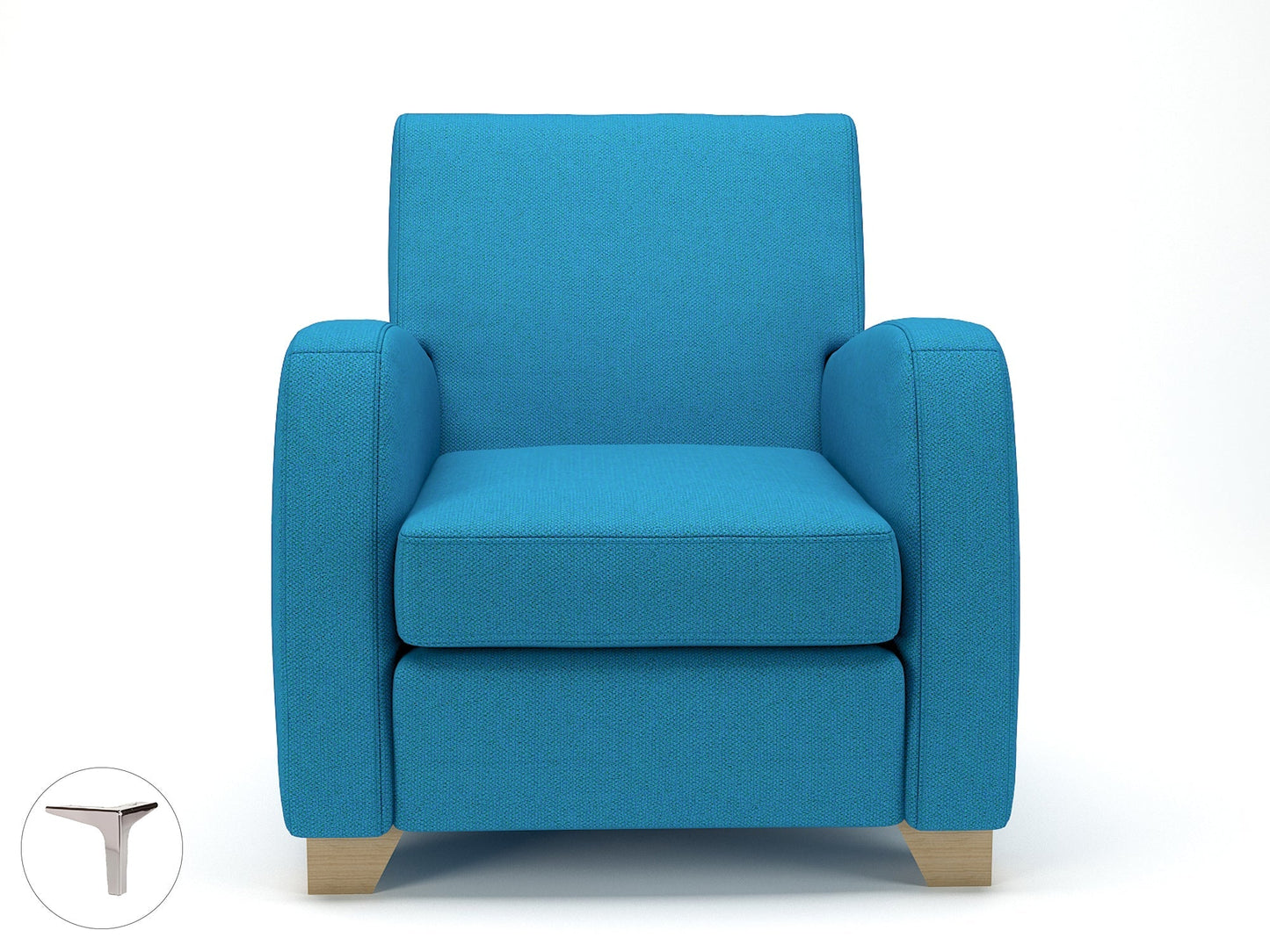 Wynne 81cm Wide Armchair in Camira Era Fabric