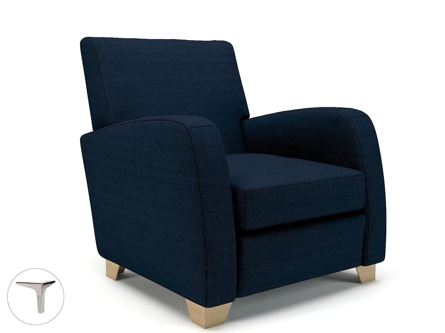 Wynne 81cm Wide Armchair in Camira Era Fabric