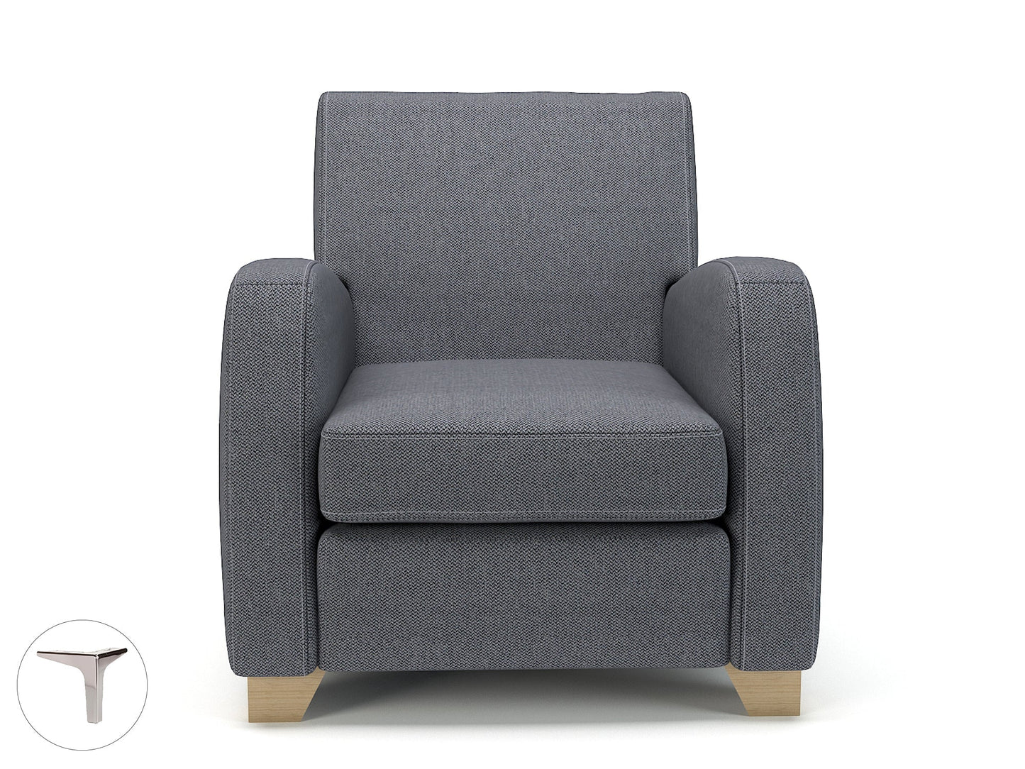 Wynne 81cm Wide Armchair in Camira Era Fabric