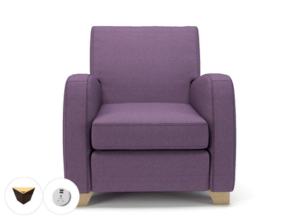 Wynne 81cm Wide Armchair in Camira Era Fabric