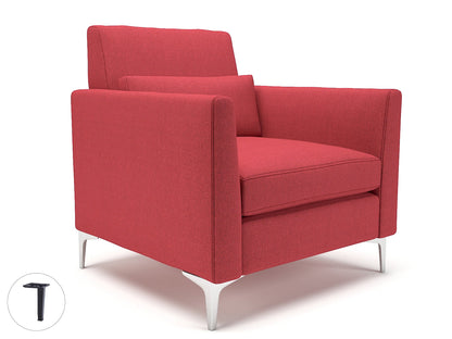 Roselle 90cm Wide Armchair in Camira Era Fabric