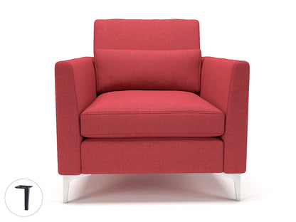 Roselle 90cm Wide Armchair in Camira Era Fabric