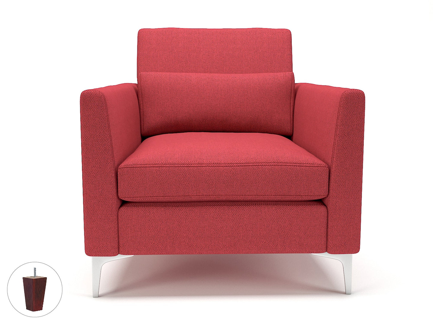 Roselle 90cm Wide Armchair in Camira Era Fabric