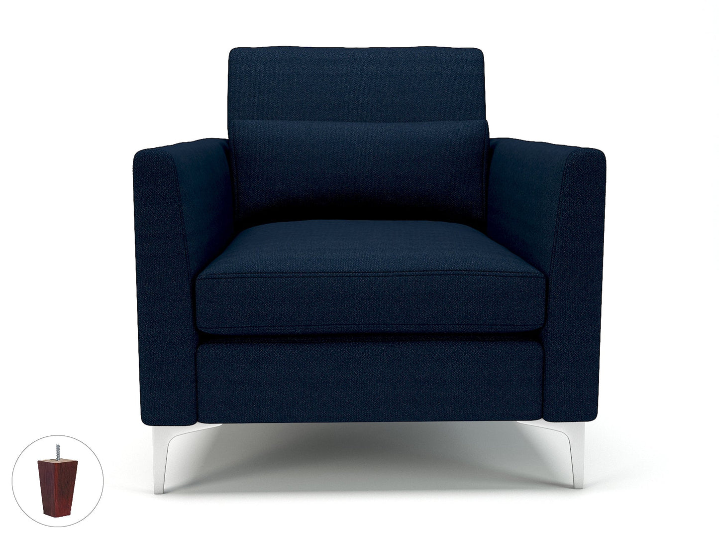 Roselle 90cm Wide Armchair in Camira Era Fabric