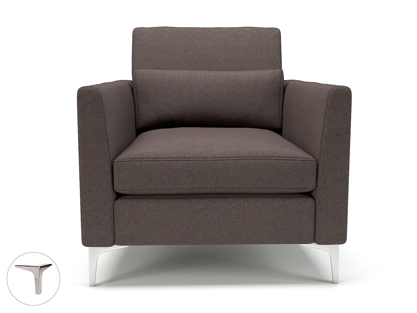 Roselle 90cm Wide Armchair in Camira Era Fabric