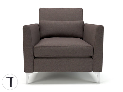 Roselle 90cm Wide Armchair in Camira Era Fabric