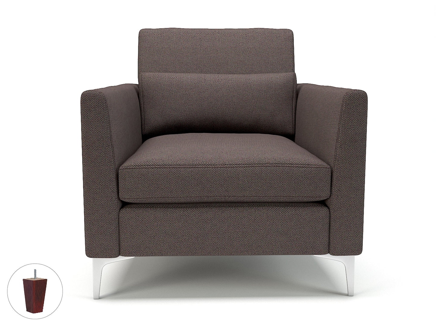 Roselle 90cm Wide Armchair in Camira Era Fabric