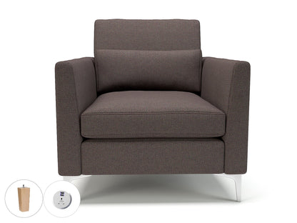 Roselle 90cm Wide Armchair in Camira Era Fabric with Socket