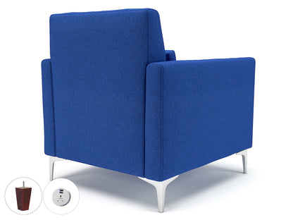 Roselle 90cm Wide Armchair in Camira Era Fabric with Socket