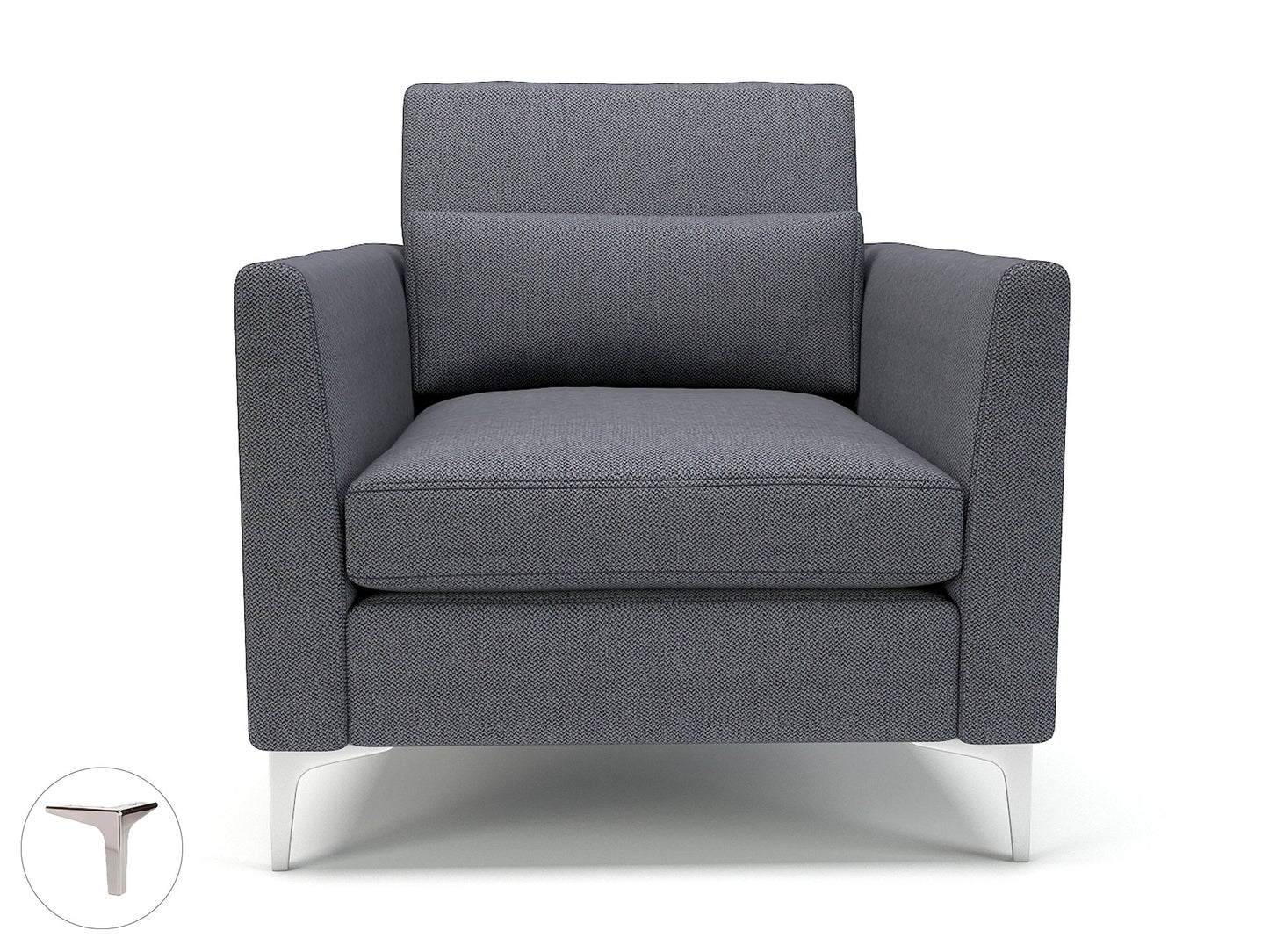 Roselle 90cm Wide Armchair in Camira Era Fabric