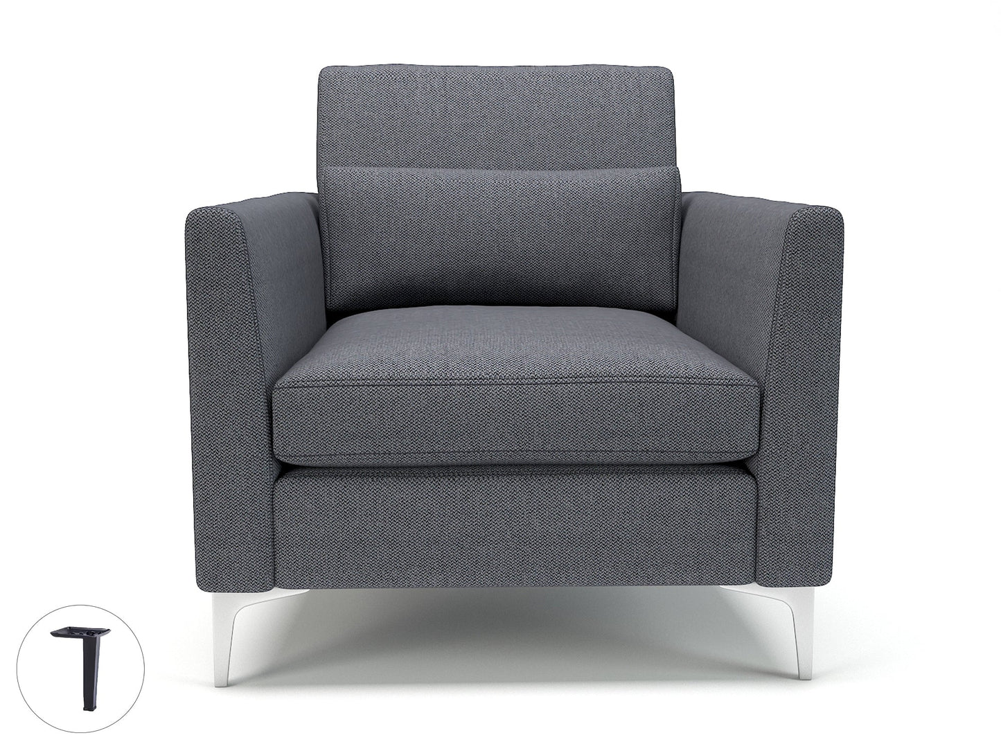 Roselle 90cm Wide Armchair in Camira Era Fabric