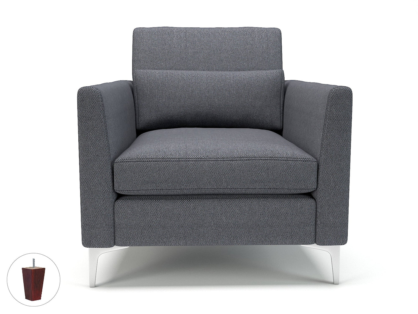 Roselle 90cm Wide Armchair in Camira Era Fabric