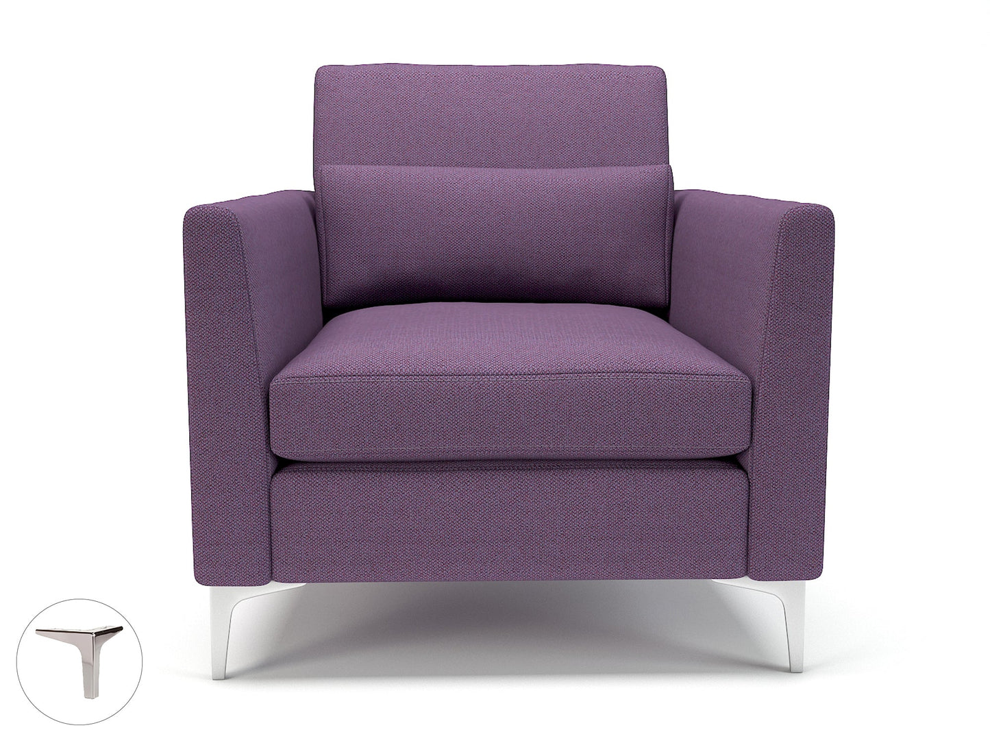 Roselle 90cm Wide Armchair in Camira Era Fabric