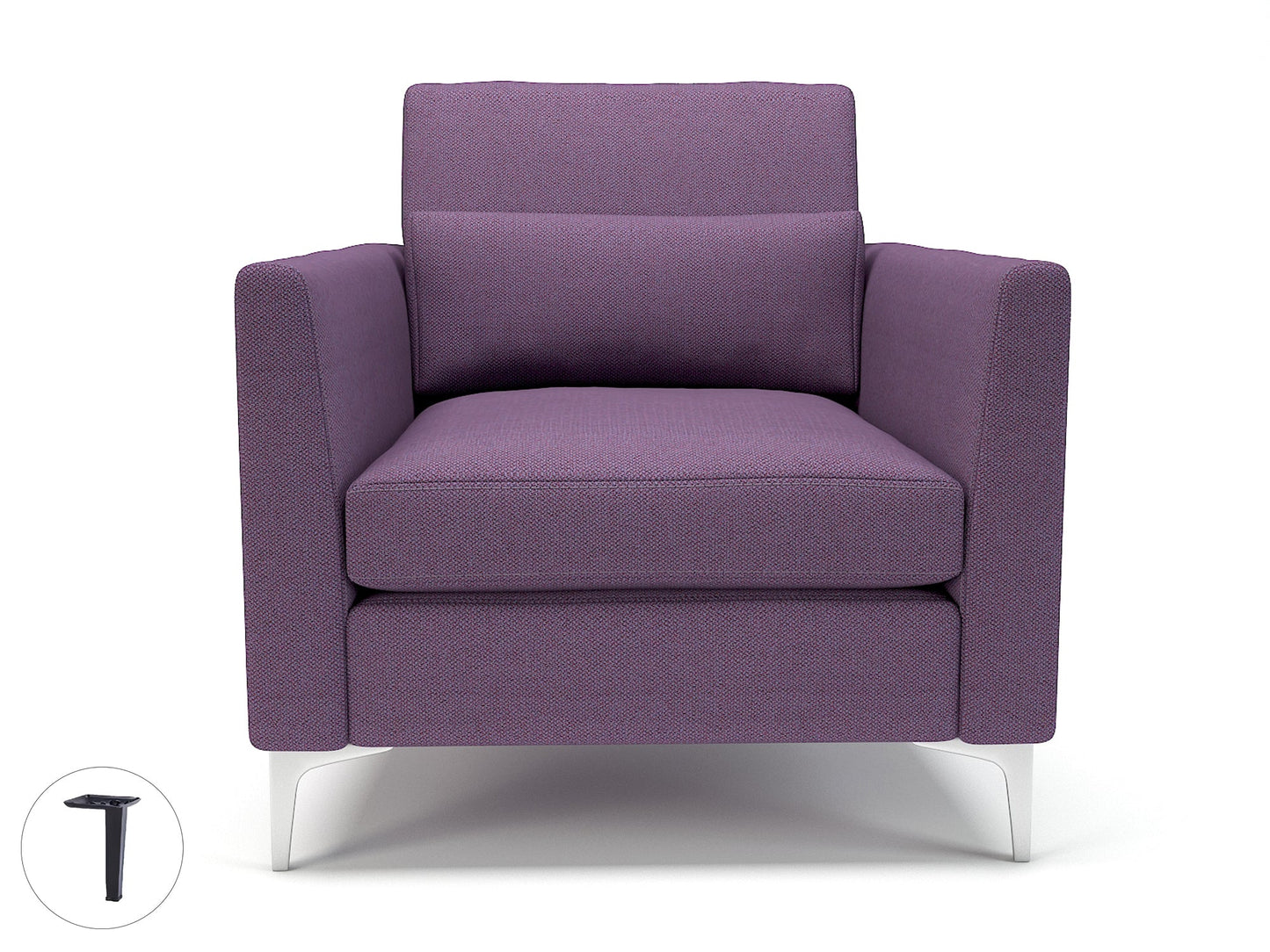 Roselle 90cm Wide Armchair in Camira Era Fabric