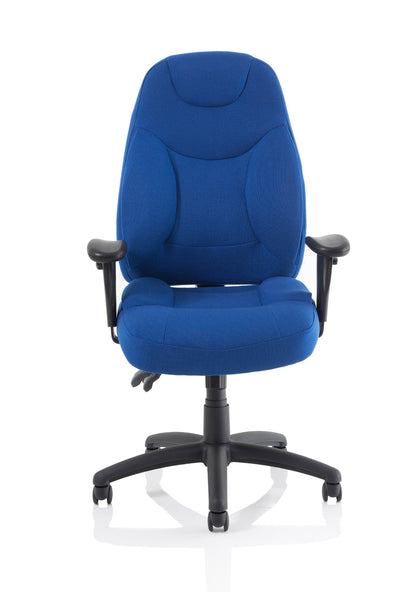 Galaxy Medium Back Task Operator Office Chair with Adjustable Arms