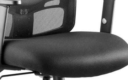 Portland Medium Mesh Back Task Operator Office Chair with Arms