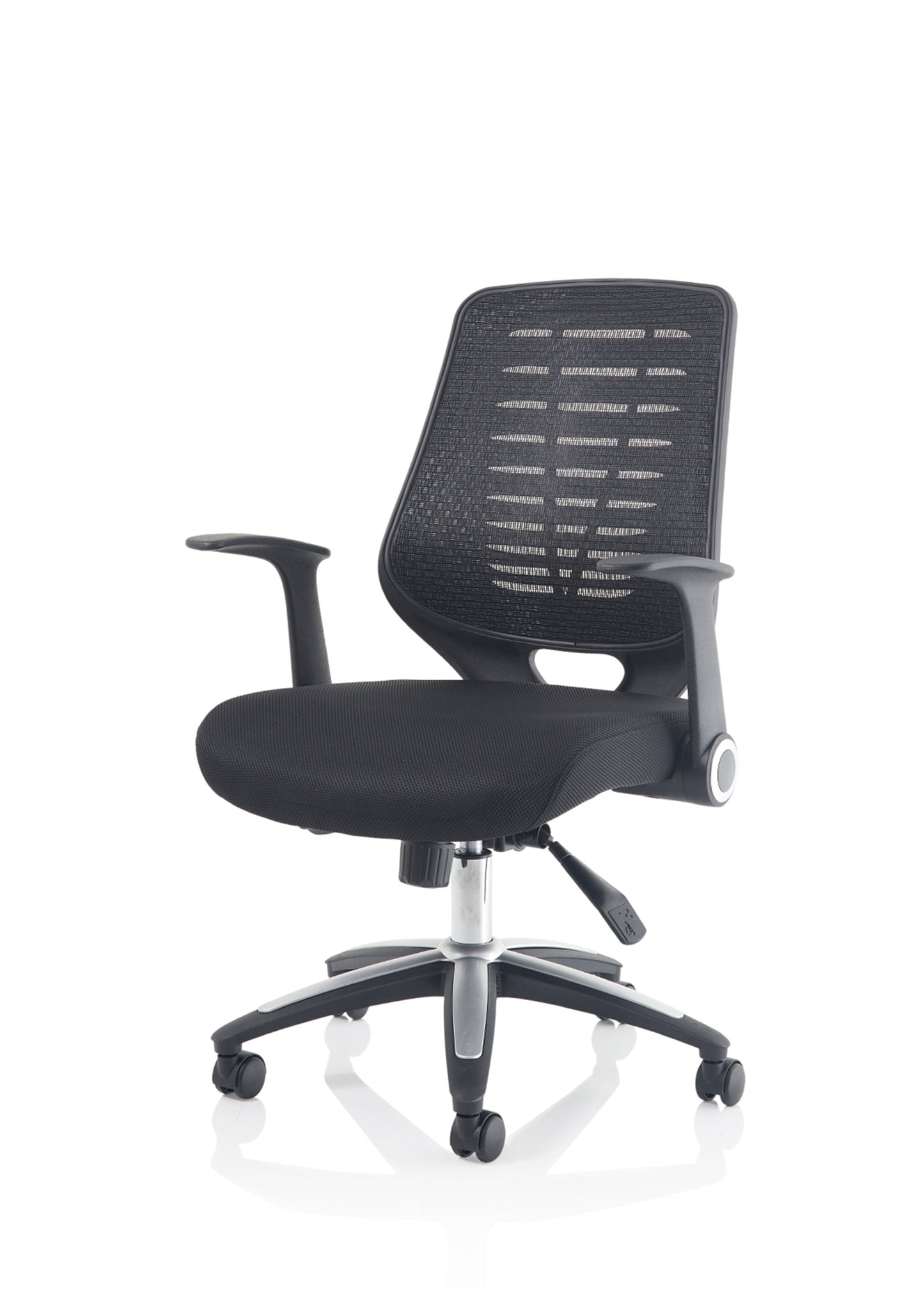 Relay Medium Mesh Back Task Operator Office Chair with Arms