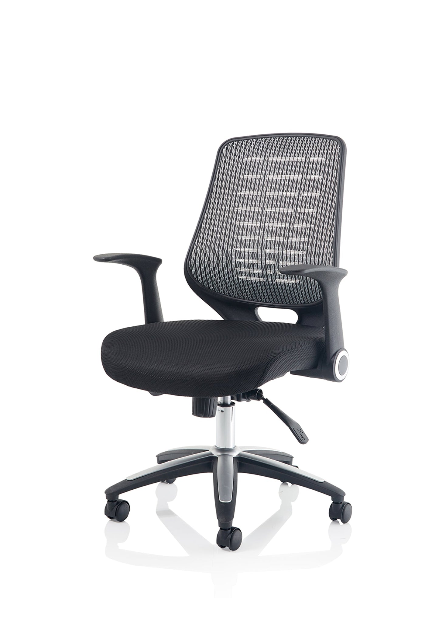 Relay Medium Mesh Back Task Operator Office Chair with Arms