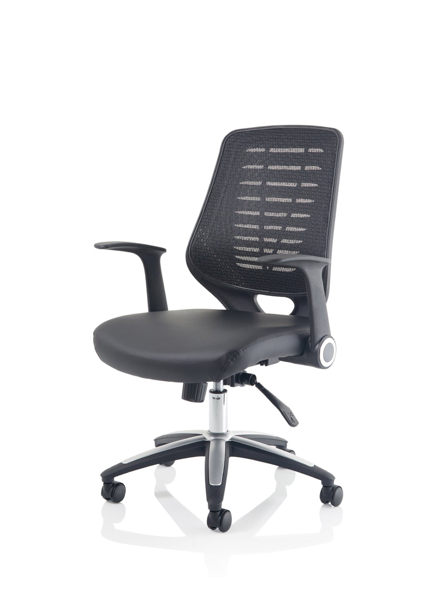 Relay Medium Mesh Back Task Operator Office Chair with Arms