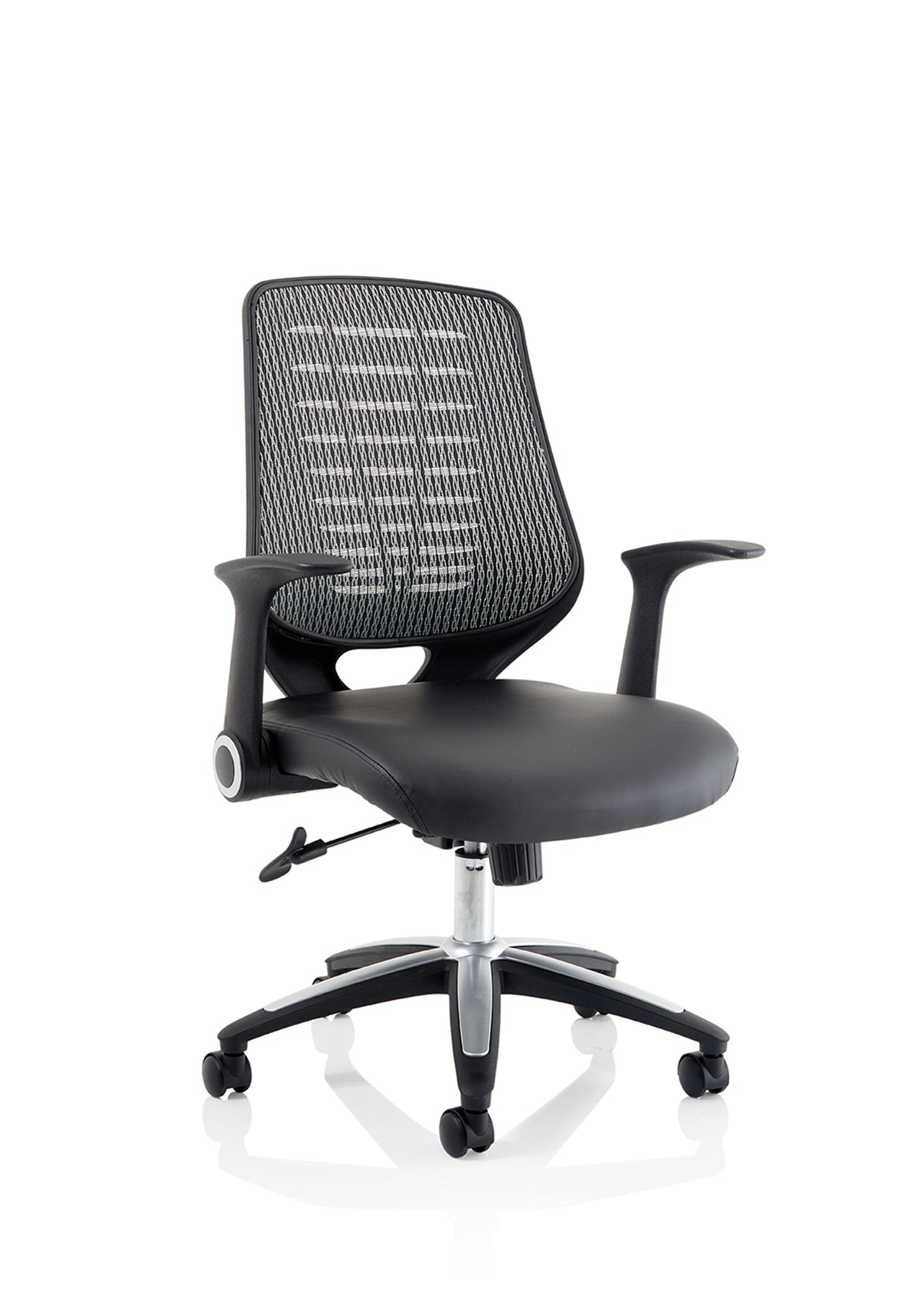 Relay Medium Mesh Back Task Operator Office Chair with Arms