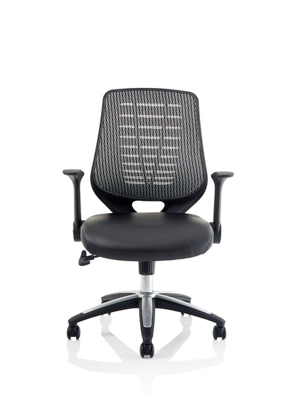 Relay Medium Mesh Back Task Operator Office Chair with Arms