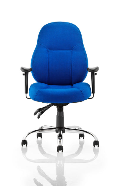 Storm High Back Task Operator Office Chair with Arms