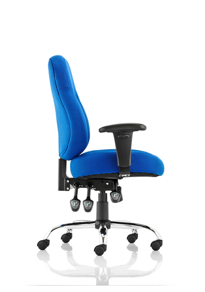 Storm High Back Task Operator Office Chair with Arms