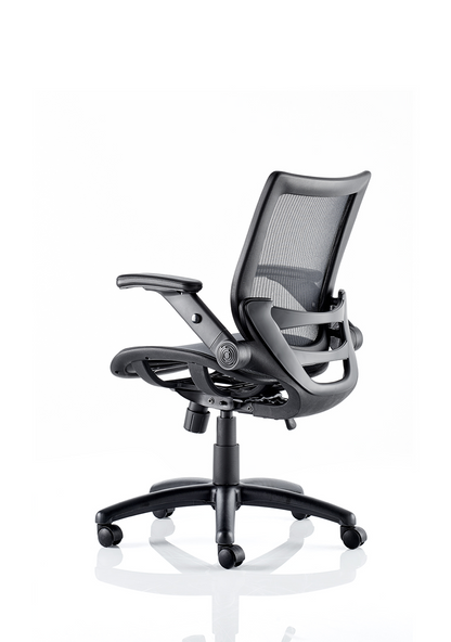 Fuller Medium Mesh Back Task Operator Office Chair with Folding Arms