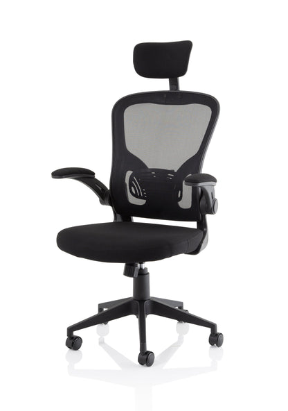 Ace Executive Mesh Chair With Folding Arms