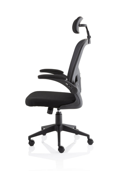 Ace Executive Mesh Chair With Folding Arms