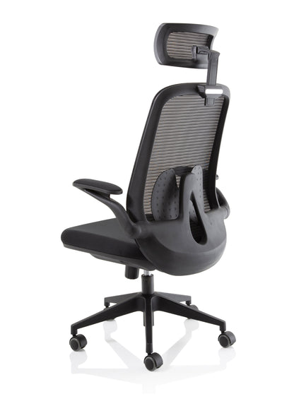 Sigma Executive Mesh Chair With Folding Arms