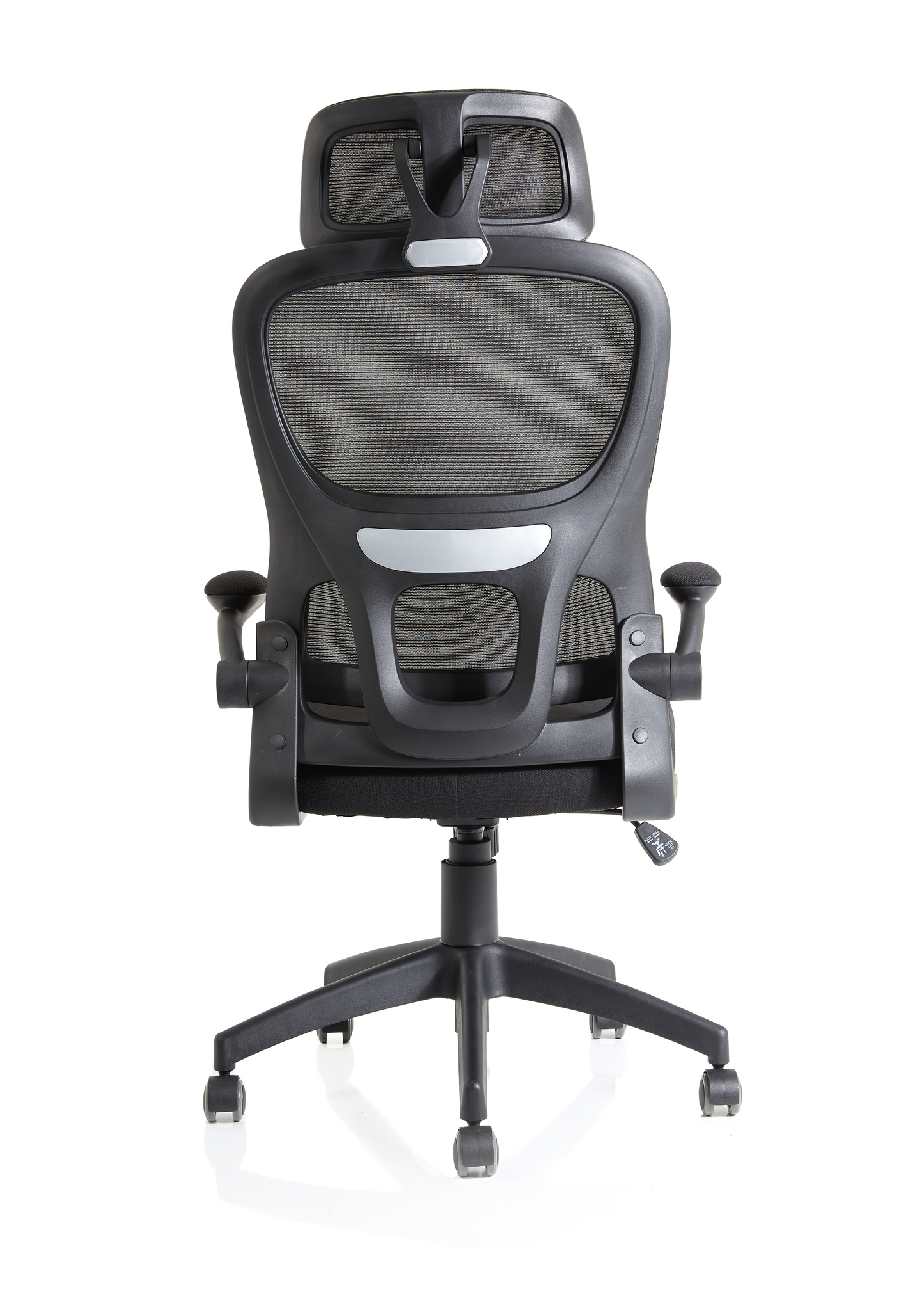 Iris Task Operator Mesh Back Fabric Seat With Headrest