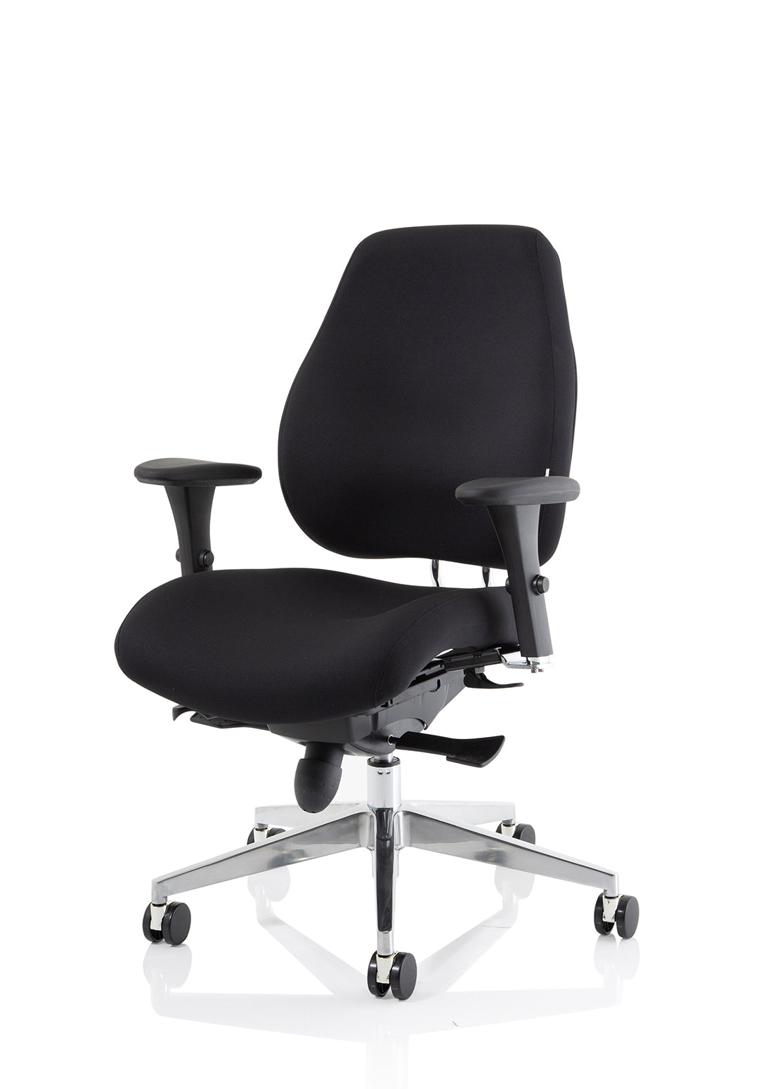 Chiro Plus High Back Ergonomic Posture Chair Black with Arms