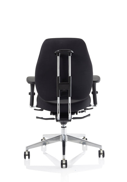 Chiro Plus High Back Ergonomic Posture Chair Black with Arms