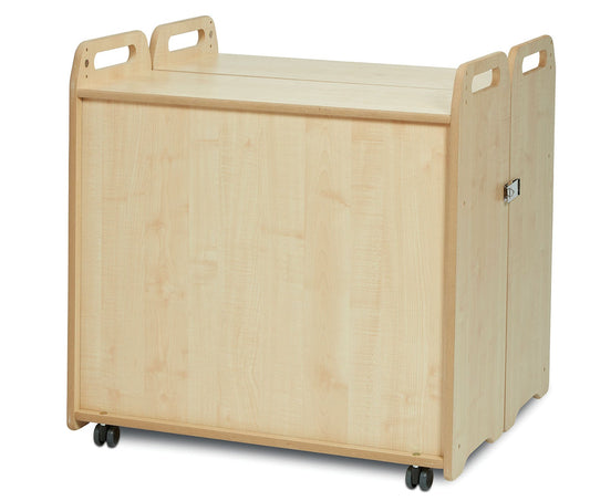 Millhouse Early Years Pack-Away Cabinet with 12 Clear Tubs